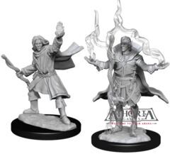 Pathfinder Deep Cuts Unpainted Miniatures: W14 Elf Sorcerer Male